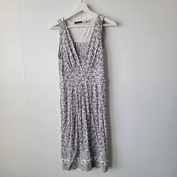 Sport Max code womens dress size M sleeveless floral V-Neck - Picture 1 of 10